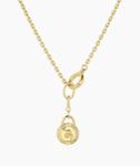 Avery Mini Snake Coin Necklace