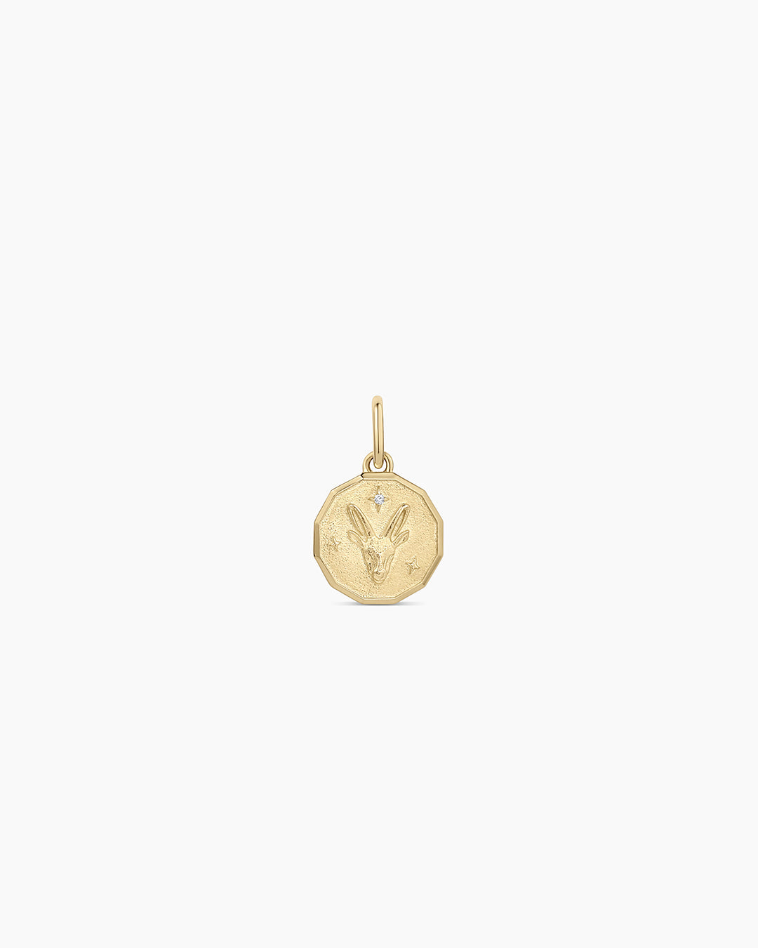 Diamond Zodiac Coin Charm