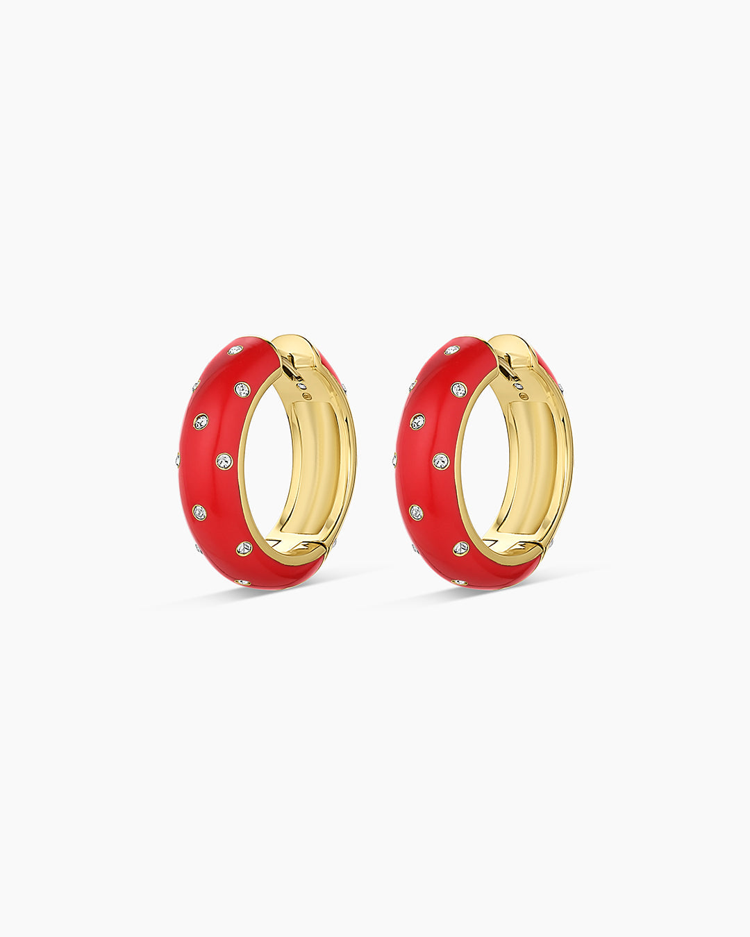 Noel Enamel Shimmer Hoops