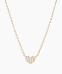 Diamond Pavé Mini Heart Necklace