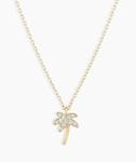 Diamond Palm Necklace