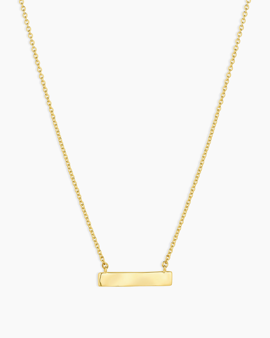 Bespoke Plate Necklace (gold)